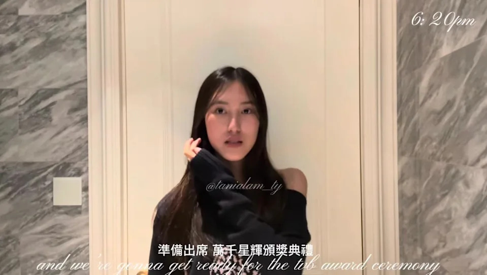 林天若白色礼服