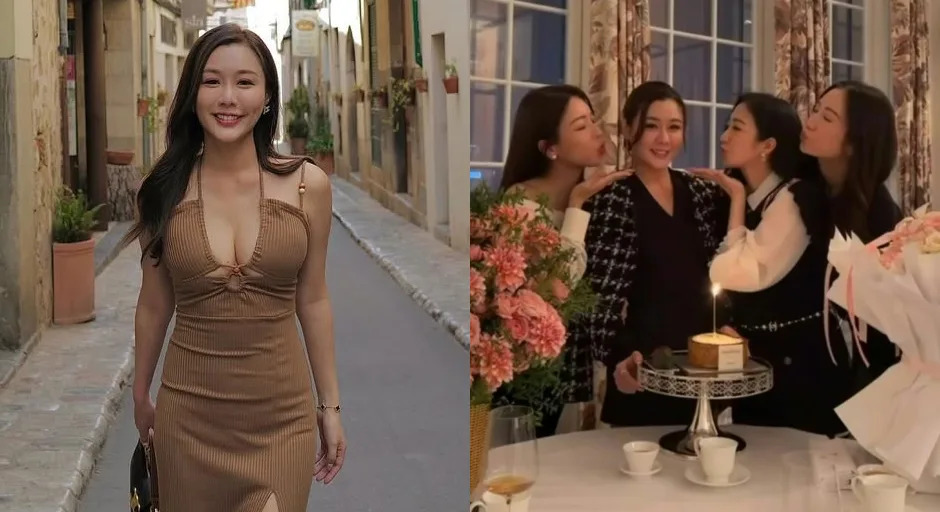 陈诗欣与蔡嘉欣等好友庆生