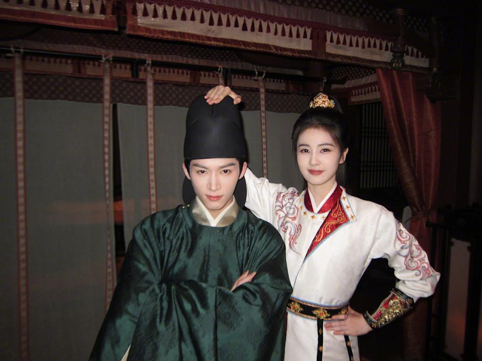 白鹿和王星越多次合作。圖／白鹿官方微博