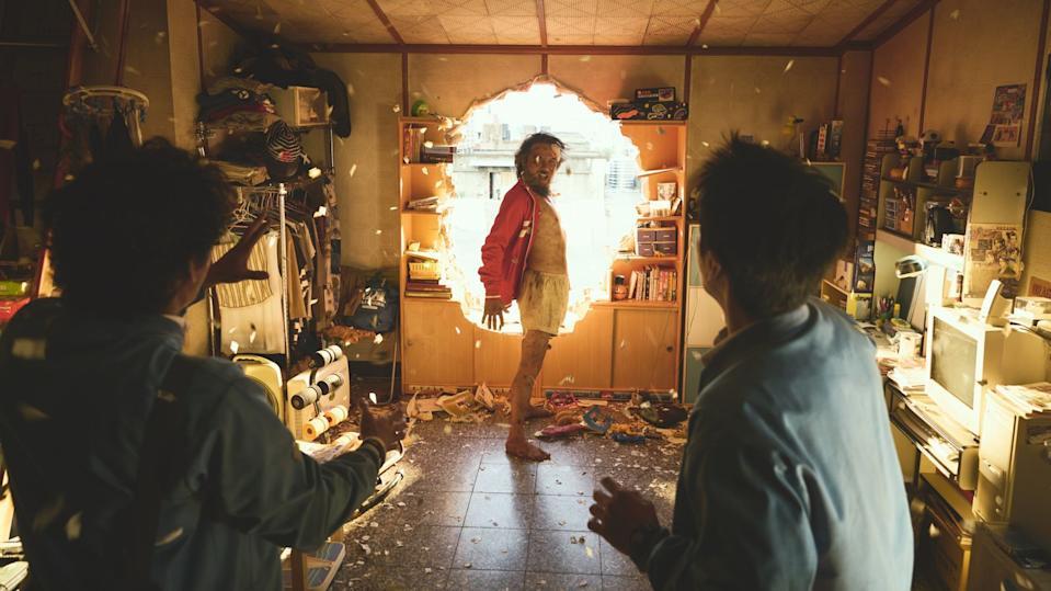 九把刀奇幻動作電影《功夫》由柯震東（右起）、戴立忍與朱軒洋等主演。 （麻吉砥加提供）