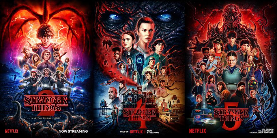 《怪奇物语》海报（Netflix提供）