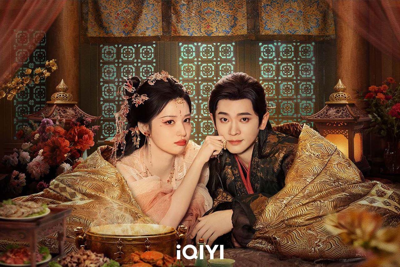 王楚然（左）、丞磊（右）主演的《成何體統》討論度持續飆升。（圖／愛奇藝國際版提供）